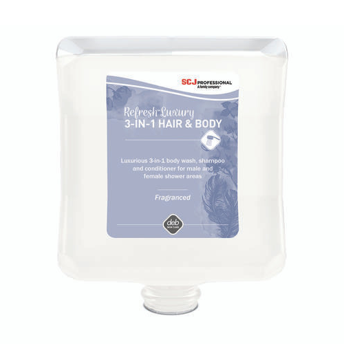 Deb Refresh Luxury 3-in-1 Hair & Body 6 x 1 Litre (CMW1L)
SHORT EXPIRY DATE JANUARY 2026 Deb Refresh Luxury 3-in-1 Hair & Body 6 x 1 Litre (CMW1L)
SHORT EXPIRY DATE JANUARY 2026