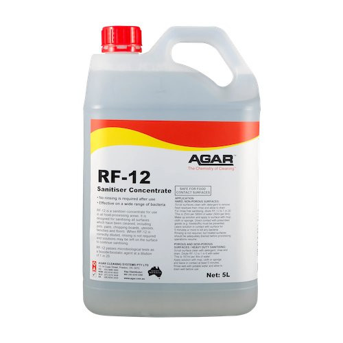 RF-12 Concentraded Food Grade Sanitiser 5L