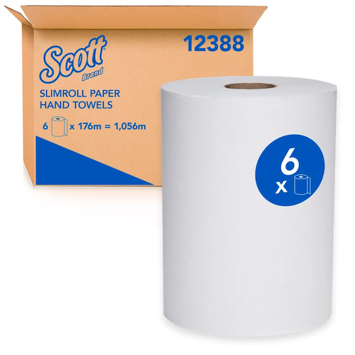 Scott Slimroll 12388 Paper Hand Towels for Commercial Washrooms
