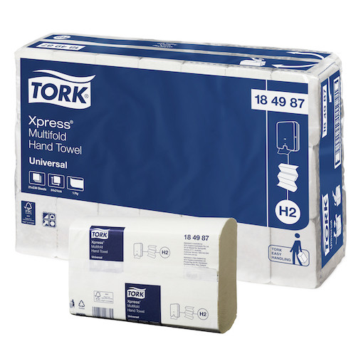 Tork Xpress Multifold Hand Towel Slimline H2 Universal (184987)