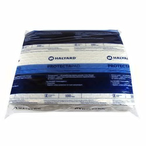 Halyard Protectapad Small 28.5cm x 21.5cm 100 Pads for Healthcare and Medical Supplies protection.