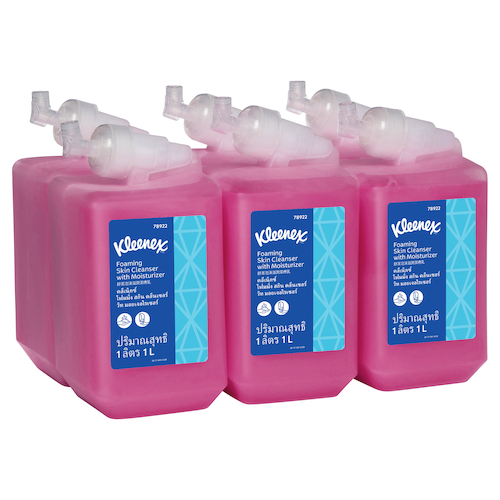 Kleenex Foaming Skin Cleanser with Moisturiser 6 x 1 Litre (78922)