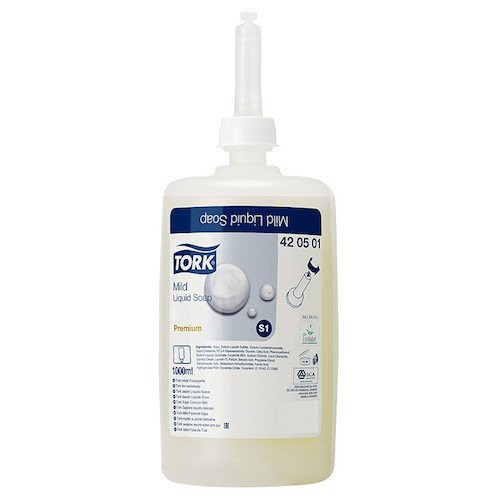 Tork Mild Liquid Soap S1 System 6 Cartridges x 1 L (420501)