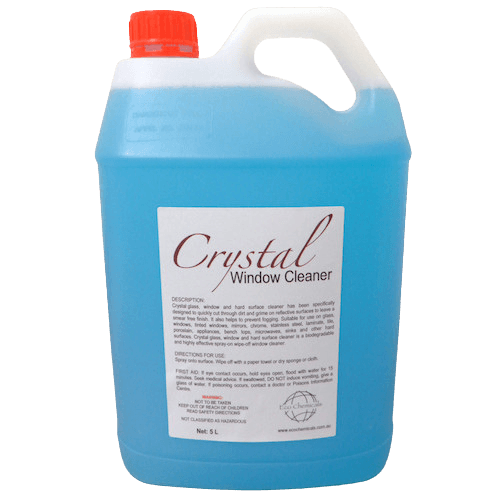 Crystal Glass, Window and Hard Surface Cleaner 5L – Premium Multi-Surface Cleaning Formula.