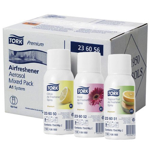 Tork Mixed Pack Air Freshener Spray A1 System 12 x 75ml (236056)