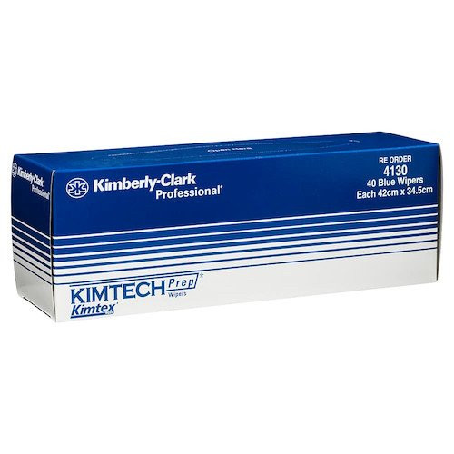 Kimtech PREP KIMTEX Pop-Up 40 Wipers Blue (KC4130)