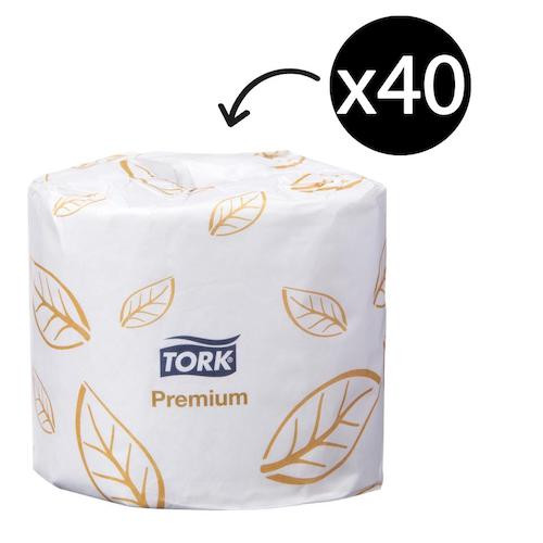 Tork T4 Extra Soft Premium Toilet Paper 40 Rolls x 400 sheets (235)