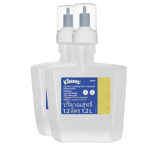 Kleenex Gentle Foaming Skin Cleanser 2 x 1.2 Litre (78929)
