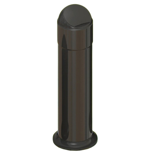 Medium Terracyclic Sanitary Bin Complete Set 13 Litres Black, biodegradable plastic, 70cm height, 15cm diameter.