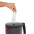 WypAll Reach Centrefeed Dispenser Black (6221) portable plastic dispenser with black color and handle.