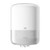 Tork Centrefeed Dispenser White M2 System (559000), white plastic dispenser with translucent front window.