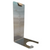 Halyard ISOWIPE stainless steel wall bracket for industrial cleaning supplies, 94mm x 178mm x 94mm size.