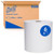 Scott 1005, 6 rolls of 1ply white hard roll towels, 305m long, in a white cylinder.