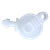 White plastic key for Kimberly Clark dispensers 4959, 4401 & 4980, Commercial Cleaning replacement part.