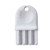 Original Dispenser Waffle key, white plastic replacement key for tissue dispensers, four teeth.