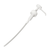 Pump for 5L bottle, 8ml, white plastic, leak-resistant design, suitable for easy product dispersal.