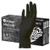 Medicom SafeTouch Ultimate Black Textured Latex Healthcare Gloves, XLarge, powder-free, non-sterile, black gloves.