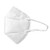 White 5 Layer Construction Face Masks earloop respirator mask, 5ply protection for respiratory safety use.