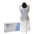 SafeBasics Disposable Aprons, white, 50 per box, fluid resistant, for low risk procedures and industry.