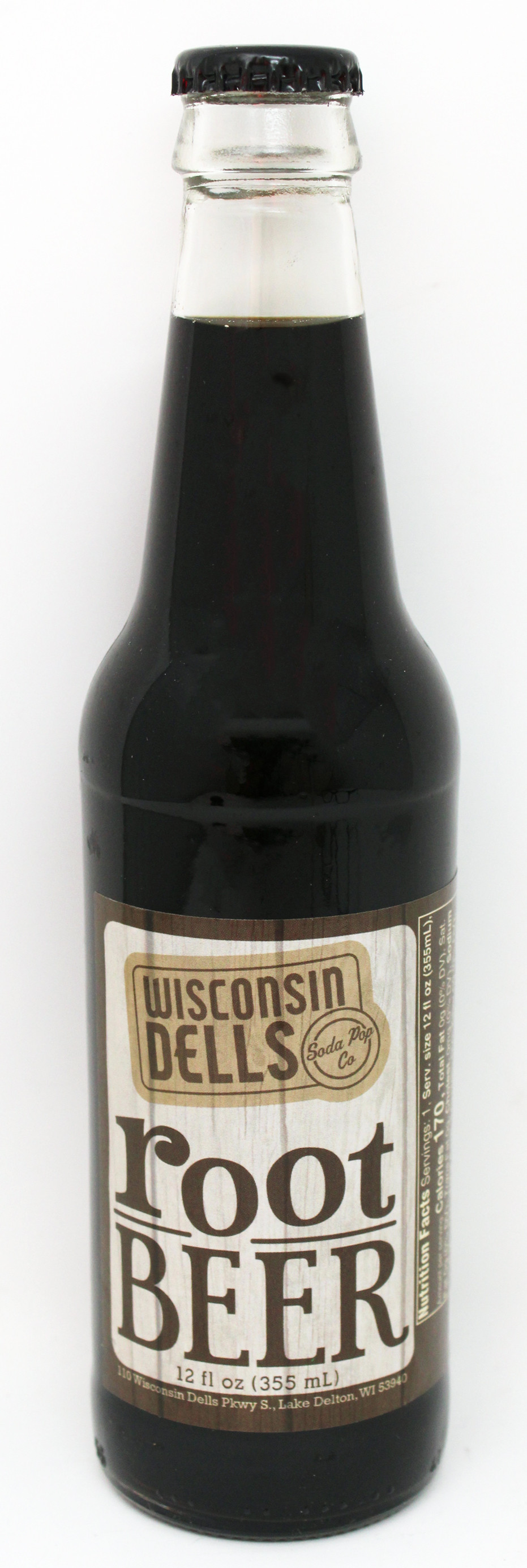 Wisconsin Dells Soda Pop Company Root Beer Soda