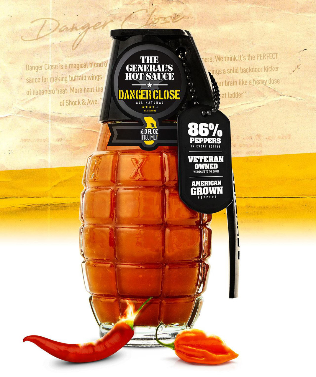 Danger Close The General's Hot Sauce