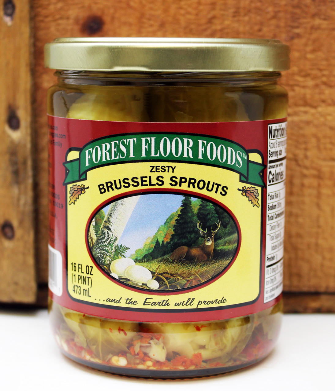 Forest Floor Foods 16oz Zesty Brussels Sprouts