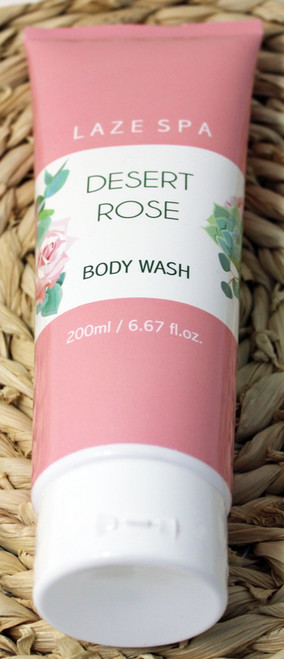 LS200 6.67oz The Laze Spa Desert Rose Body Wash