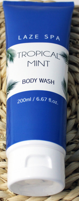 LS300 6.67oz The Laze Spa Tropical Mint Body Wash