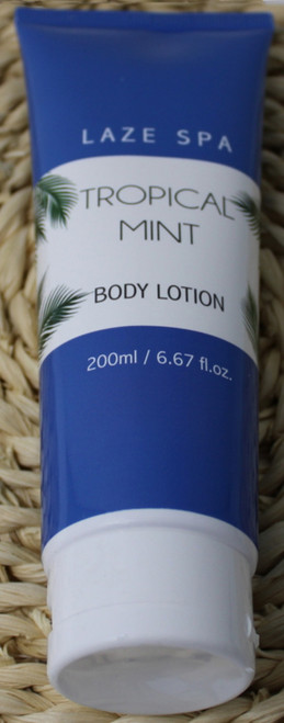 LS301 6.67oz The Laze Spa Tropical Mint Body Lotion