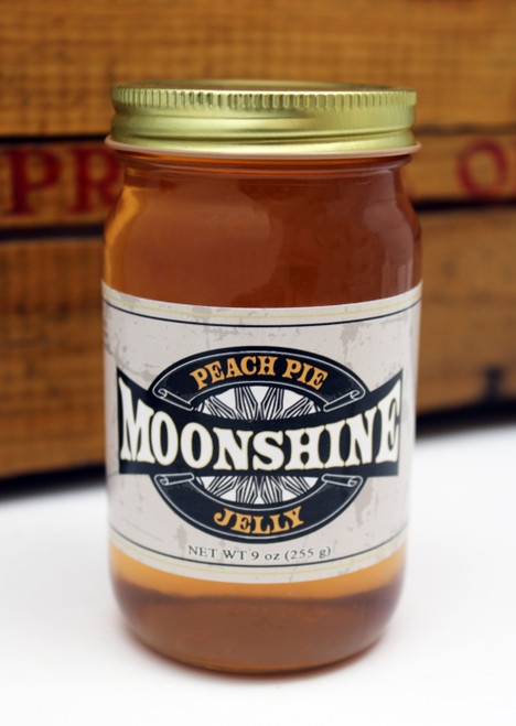 RW102 9oz Peach Pie Moonshine Jelly Rustic Wraps
