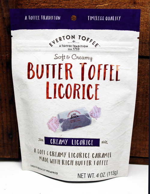 8196 4oz Everton Butter Toffee Licorice Bag