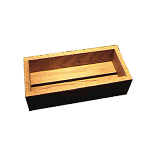 7106 American Hardwood Rustic Tray 9.5x3.5x1.75, Made in USA by Persons with Disabilities