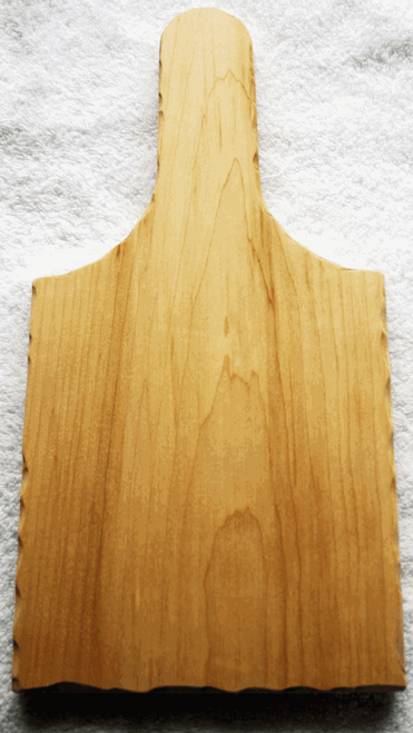 50057 Distressed Handled Cutting Board, Made in the USA by Persons with Disabilities, American Hardwood 7x13x7/8"  
