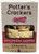 POTT7609 Potter's Crackers Applewood Smoked Organic Original Cracker 5oz We slow smoke our Classic White with wood from organic apple trees and the result is a rich flavor that will surprise your taste buds!  Try this unique cracker with an aged cheddar or charcuterie, Made in Madison, WI