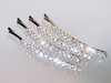 Curved Crystal Hair Pins