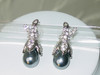Nolan Miller Baroque Crystal Earrings