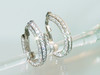 KJL CZ Hoop Earrings