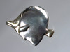 Large Sterling Puffy Angelfish Brooch 1980's