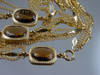 Sarah Coventry Topaz Long Chain Necklace