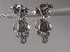 1950 Alfred Philippe Trifari Grape Dangle Earrings