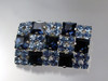 Late 1950- 1960's Austria Rhinestone Brooch Square Cut