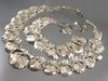 1985 J. Gabriel Sterling Necklace, Bracelet, Earrings Set