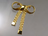 1990's Golden Bow Brooch