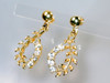 1955 Coro Dangle Rhinestone Earrings