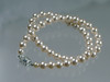 Japan Glass Pearl Choker Necklace with Rhinestone Clasp