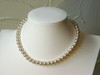 Vintage Japan Glass Pearl Necklace