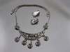 Signature of Kramer of New York on Necklace and Earrings