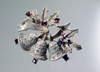 Dodds White Enamel Bells Brooch