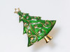1980's SFJ Christmas Tree Brooch