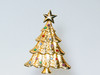 Multi Color Christmas Tree Brooch Liz Claiborne